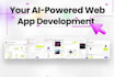 develop mvp saas,ai web application, ai agent, be ai powered software developer