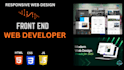 create a modern responsive website using HTML CSS javascript
