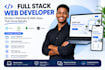 do custom website development full stack developer frontend backend developer