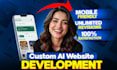 build, rebuild custom website development as front end, full stack developer