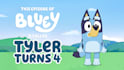 design a personalized birthday greet from bluey
