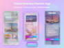 design modern, user friendly mobile app UI  screens in figma