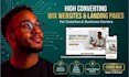 create high converting wix landing page and website for coaches and business