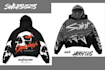 design a custom streetwear hoodie or merch for your clothing brand