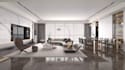 design 3d apartment interior, residential complex, multi family house, rentals
