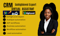 set up gohighlevel a2p, zoho CRM, honeybook, pipedrive crm and lovable ai