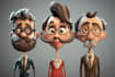 profesional cartoon character design