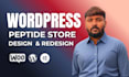 build fda compliant peptide website, research peptide, ecommerce peptide store