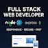 as full stack web developer ,node js ,express , react