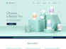 high quality product hero shot and realistic 3d render for website landing page
