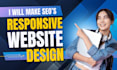 develop custom responsive website with html, css and bootstrap