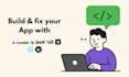 develop and fix lovable supabase web app and mvp saas