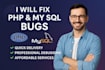 fix bug in PHP mysql website quickly