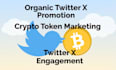 twitter x token promotion, crypto engagement channel, holders, referral growth