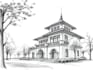 draw architectural sketch of buildings