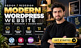design or redesign a modern wordpress business website