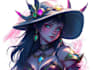 do a fantasy character art and fantasy unique style