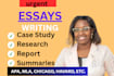 write product management case studies, strategy, ux, and analytics essys