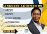 do profile optimization and outreach automation for quality b2b lead generation