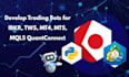 develop and optimize trading bots on quantconnect ibkr and mt4 mt5