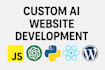 build ai website, business website development