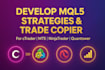 develop mql5 strategies or trade copier for ctrader, mt5, ninjatrader, quantower