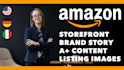 create your amazon store, a content, brand story