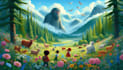 do illustrate cute and supper children book illustration