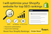 optimize shopify SEO for better search rankings