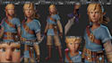 model, fix, rig, and animate 3d character model, game character for cc4, iclone8