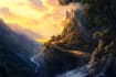 do fantasy landscapes and scenery art