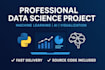 analyze, clean, and visualize your data using python