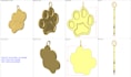 do jewelry name pendants designs for 3d printing
