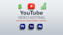 do professional youtube video editing, podcast video editing