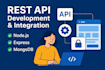create and integrate restful apis using nodejs and express