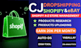 do expert cj dropshipping to ebay shopify wordpress etsy