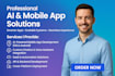 build ai chatbot mobile app development, ai website, ai agent, ai software