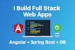 develop application, restful apis and crud using spring boot, angular, thymeleaf