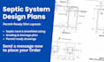 design septic system plans, site layout and permit drawings
