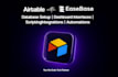 setup your airtable database, automation, CRM, and softr integrations