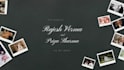 create a beautiful wedding photo slideshow video with music