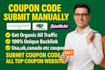 manually submit coupon to 50 popular deal sites coupon code submission