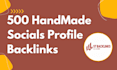 create 500 profile backlinks with index