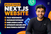 build a secure next js website with supabase