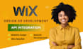 design, develop, redesign wix website with wix velo, ecommerce, api integration