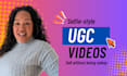 create selfie style ugc video for your social media