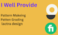 make swing pattern by lactra software with grading