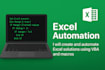 create and automate excel solutions using vba and macros
