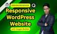 design, redesign wordpress website with oxygen builder