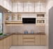 do kitchen 2d,3d details drawing,floor plan and rendering